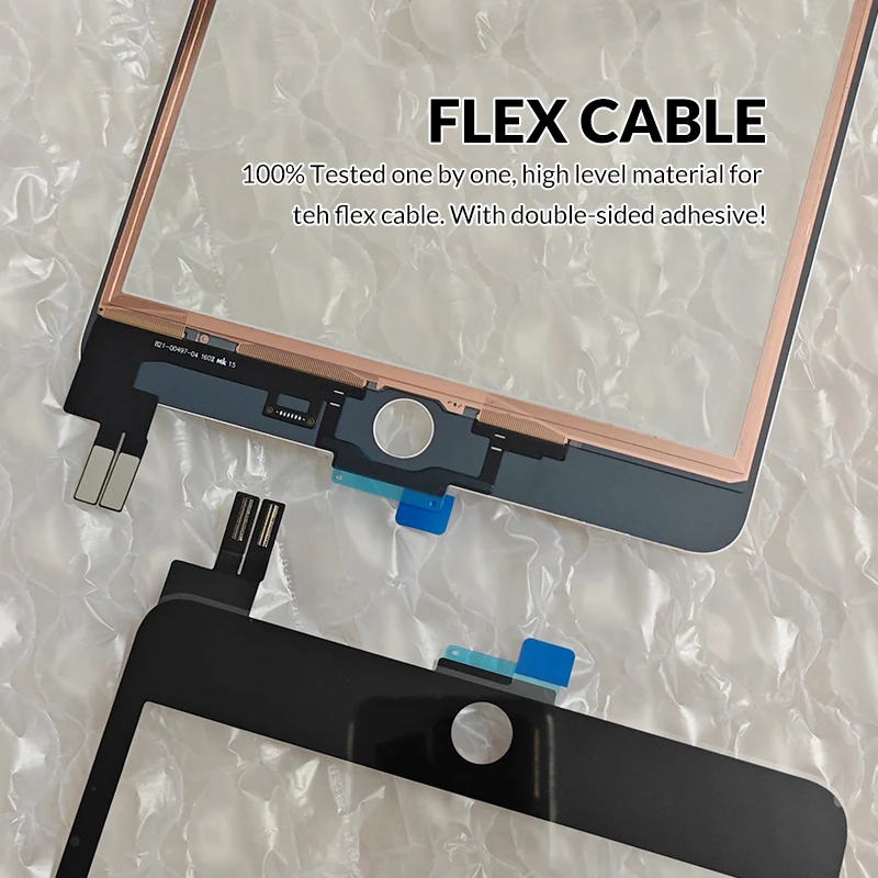 Pantalla táctil original para iPad Mini5, reemplazo de Panel digitalizador de cristal frontal con Oca, 1 unidad, A2126, A2124, A2133, A2125 - imagen 4