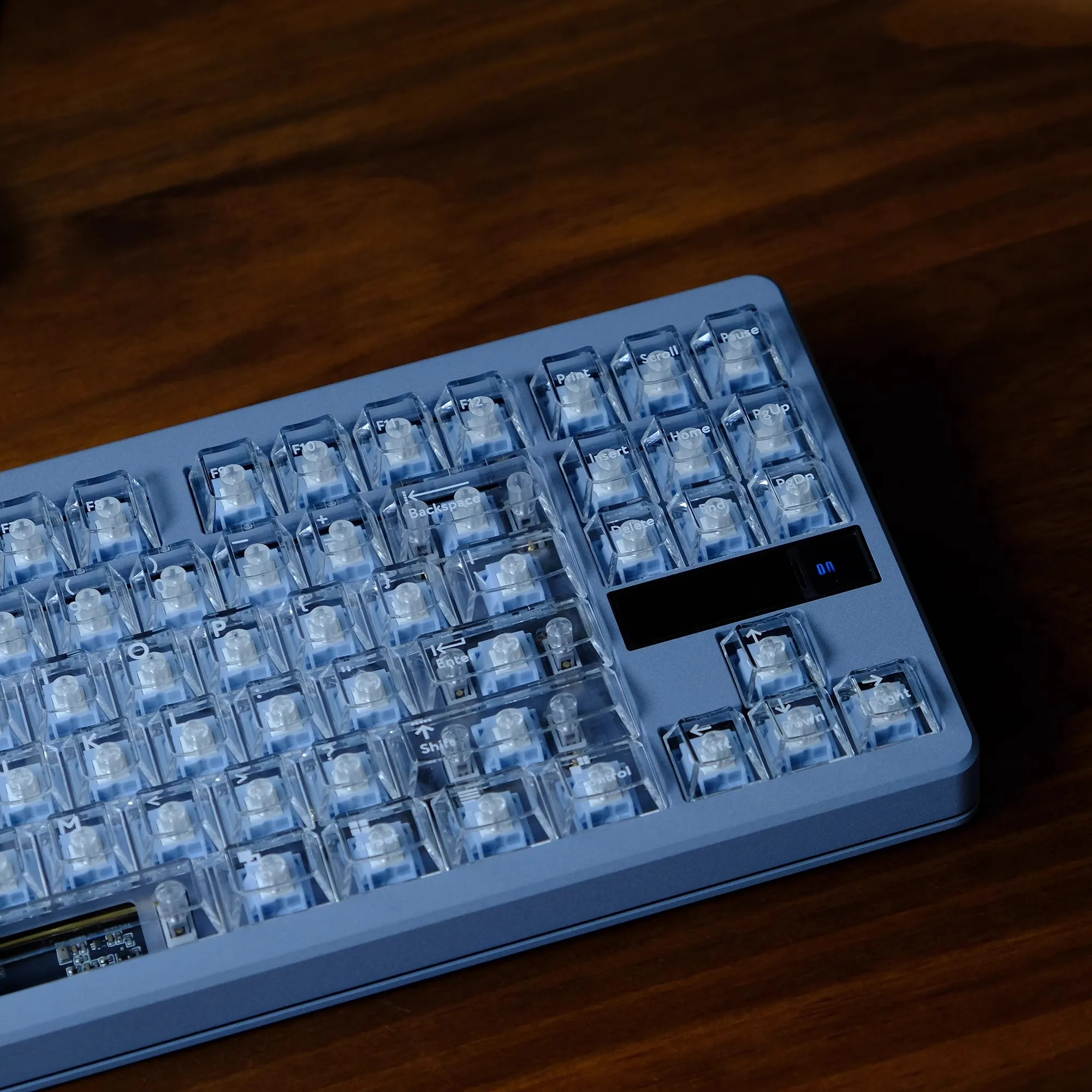 GMK, nuevas teclas blancas transparentes, teclas subcama de tinte PBT, teclas de perfil de cereza con barra espaciadora 2.25U 2.75U 3U 7U ISO Enter - imagen 4