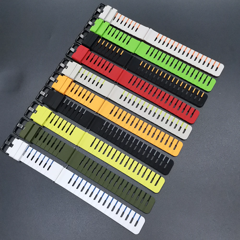 Correa deportiva de silicona para reloj SUUNTO RUN, 22mm, para SUUNTO 9 PEAK PRO DLC/5 PEAK/RACE S/OCEAN/VERTICAL, repuesto - imagen 3