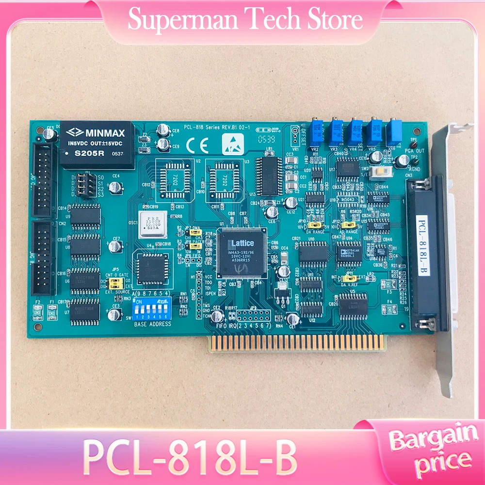PCL-818 REV.B1 Tarjeta de captura de datos multifunción PCL-818L-B trabajo perfecto - imagen 2
