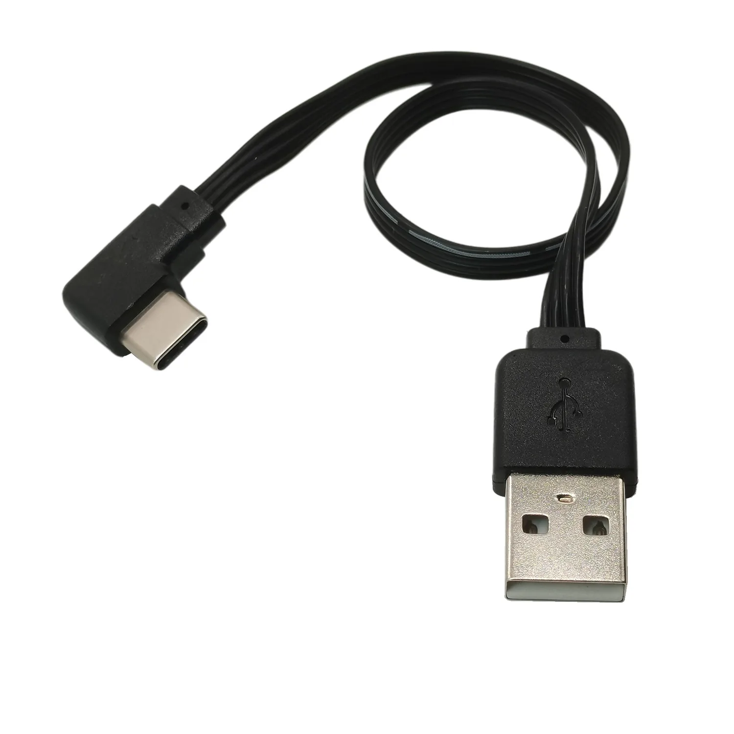 Cable de extensión USB tipo C de ángulo recto, Cable de carga de datos tipo A macho de 90 grados, 0,1 M, 0,2 M, 0,3 M, 1M, 9 combinaciones - imagen 3