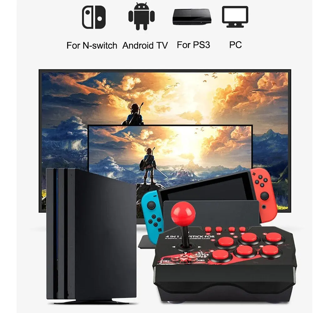 Mando Arcade 4 en 1 Turbo para PS3, PC y Android - imagen 4