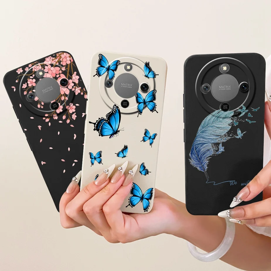 Para Honor X70 funda Honor X9d MTN-NX1 elegante arte pintado funda de silicona suave para Honor Magic 8 Lite HonorX9d HonorX70 Shell - imagen 3