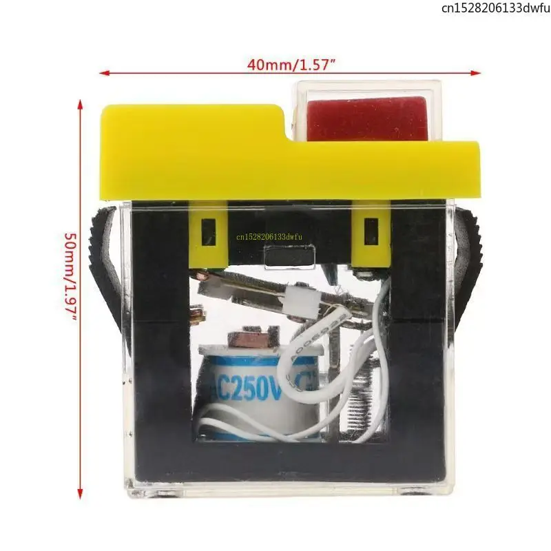 Interruptor electromagnético KJD6 5E4 250V, botón de arranque magnético resistente al agua, protección de apagado, interruptor de bloqueo automático KJD20 - imagen 2
