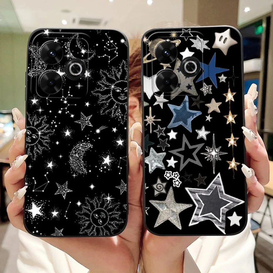 Funda de teléfono con pintura a la moda para Xiaomi Redmi 13, funda de silicona suave a prueba de golpes para Redmi13 4G 5G, parachoques - imagen 4