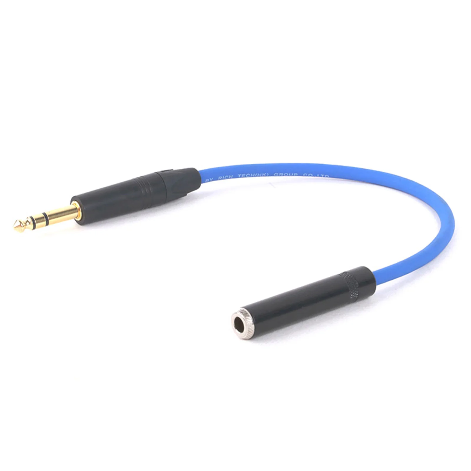 Cable de guitarra TRS macho a conector hembra de 6,5mm, 1 piezas, 6,35mm, 6,35mm, para amplificador de mezclador de guitarra eléctrica - imagen 4