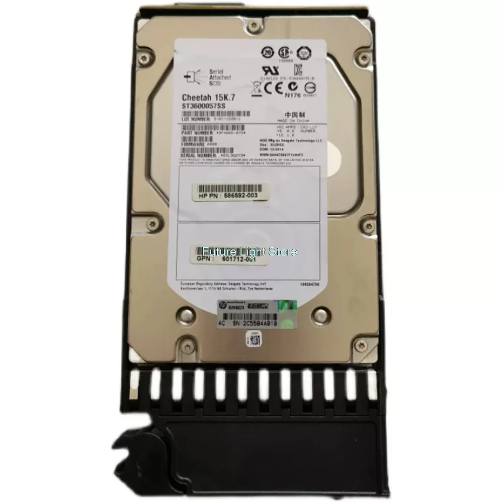 Disco duro del servidor AP860A P2000G3 para H/P 601777-001 600G 15K SAS FC 3,5" - imagen 4