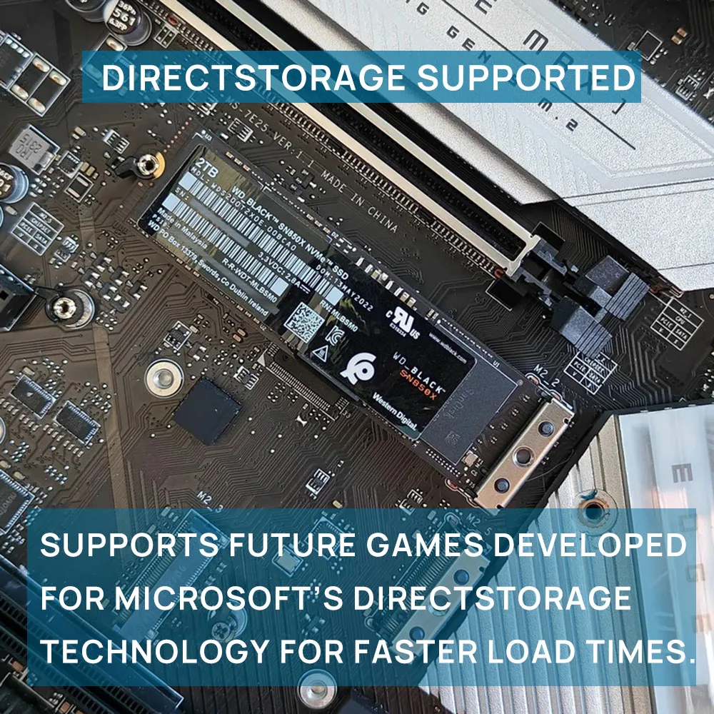 Western Digital WD SN850X SSD 1TB 2TB NVMe Gen4 PCIe M.2 2280 PCIe 4.0X4 unidad disco interno de estado sólido para PS5 portátil de escritorio - imagen 5