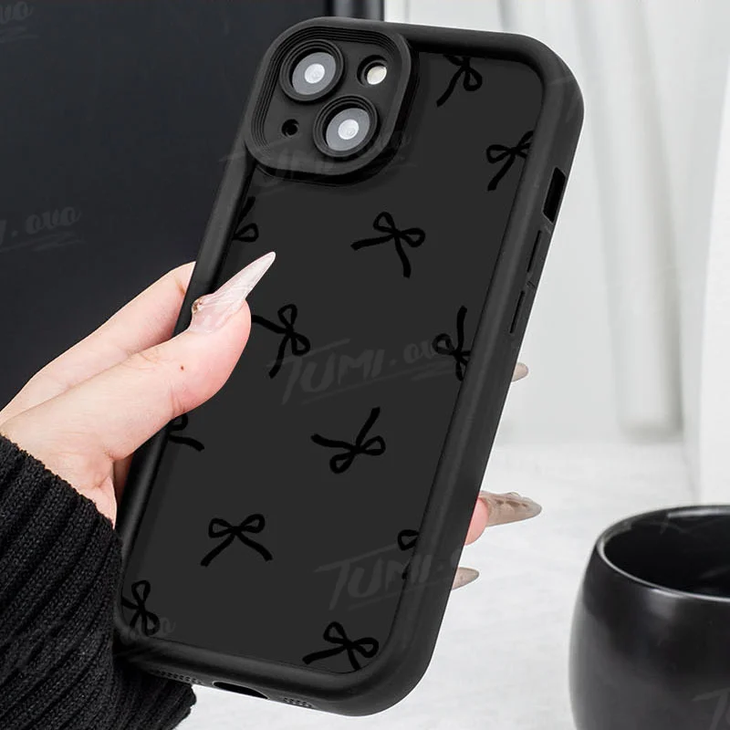 Funda de teléfono de mariposa negra Premium para Samsung Galaxy A55 A35 A25 A15 A05 A05S A24 A13 A23 A12 A22 A32 A52 A52S A72 A11 - imagen 5