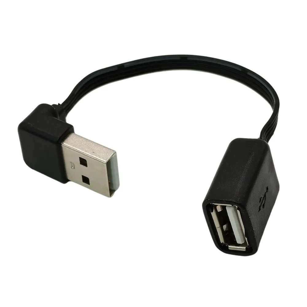 Cable USB extensor tamaño pequeño extensión macho a hembra arriba, abajo y ángulo recto Cable de datos de 90 grados 0,1 m 0,2 m 0,3 m 0,5 m 1m - imagen 3