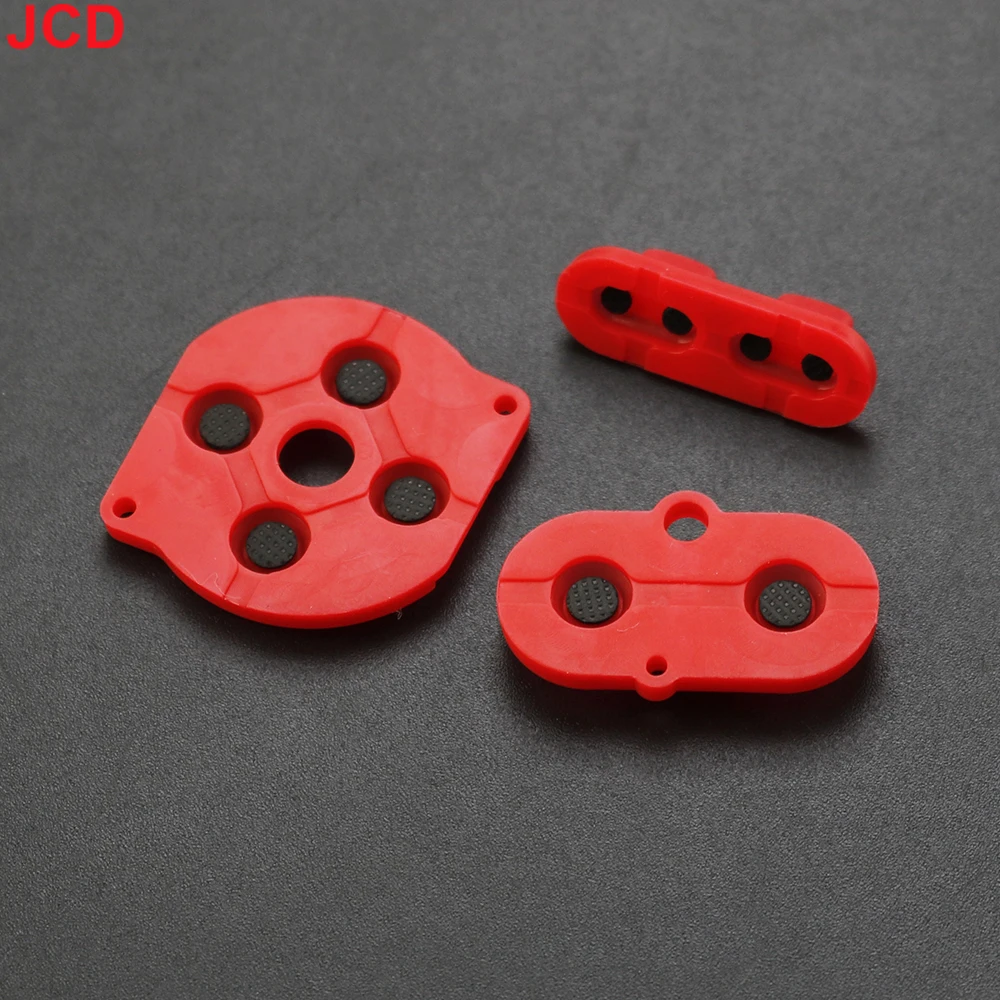 JCD-Juego de 5 botones conductores de goma, A-B d-pad para Game Boy Color GBC, carcasa de silicona, teclado de selección de inicio - imagen 4