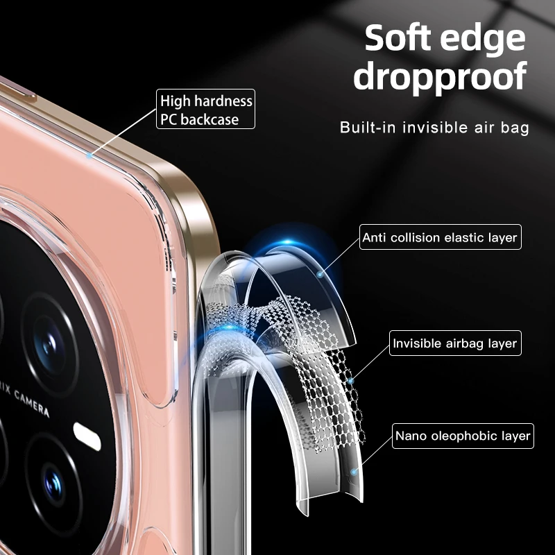 Airbags a prueba de golpes, funda de carga inalámbrica magnética para Honor Magic 7 6 5 4 Pro Magic7 Magic6 Magic5 Pro, funda protectora - imagen 5
