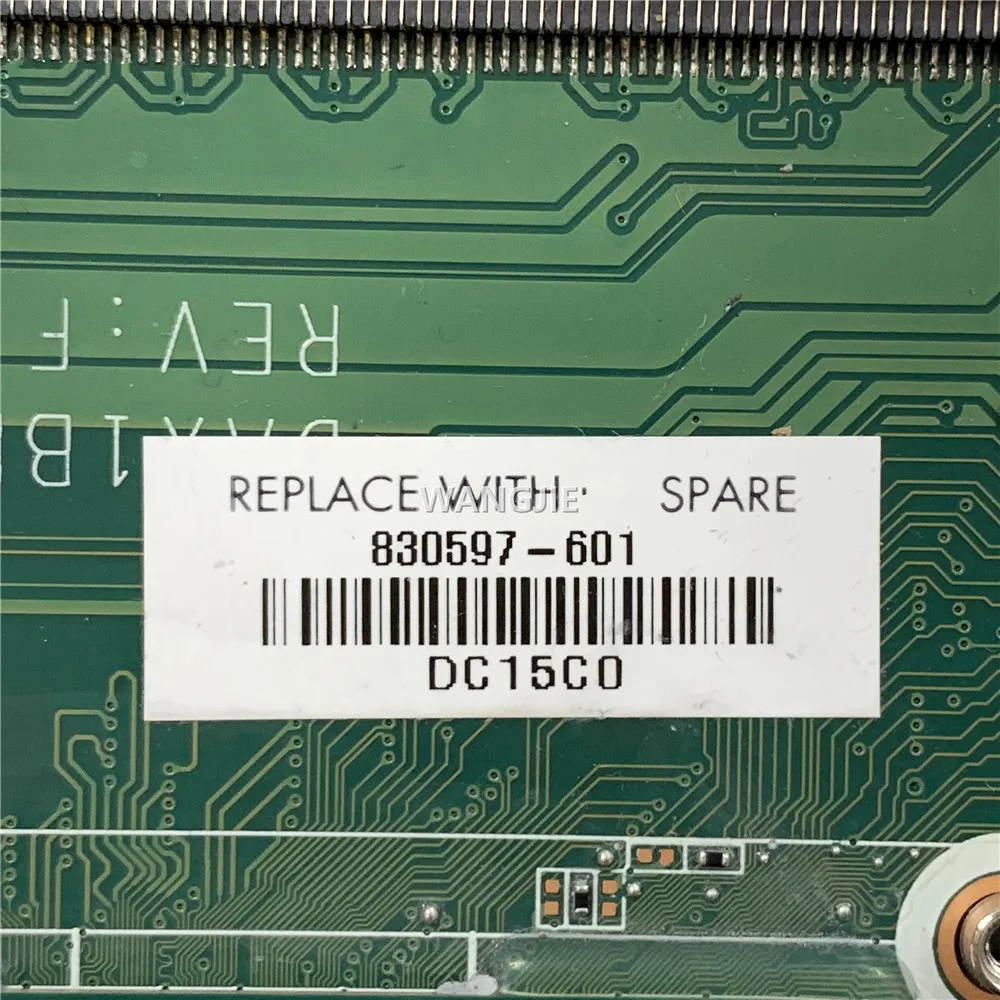 Para placa base de portátil HP Pavilion 15-AB 830597 -001 830597 -601 830597 -501 DAX1BDMB6F0 i5-6200U CPU 100% funcionando - imagen 3