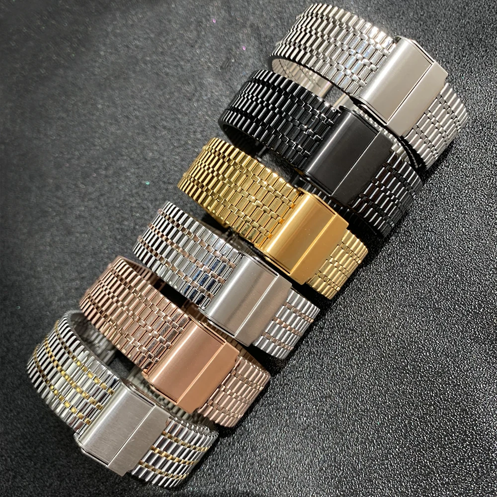 Correa de Metal sin huecos para Samsung Galaxy Watch 8, 40mm, 44mm, 46mm, correa de acero inoxidable para Galaxy Watch8 Classic, pulseras de repuesto - imagen 3