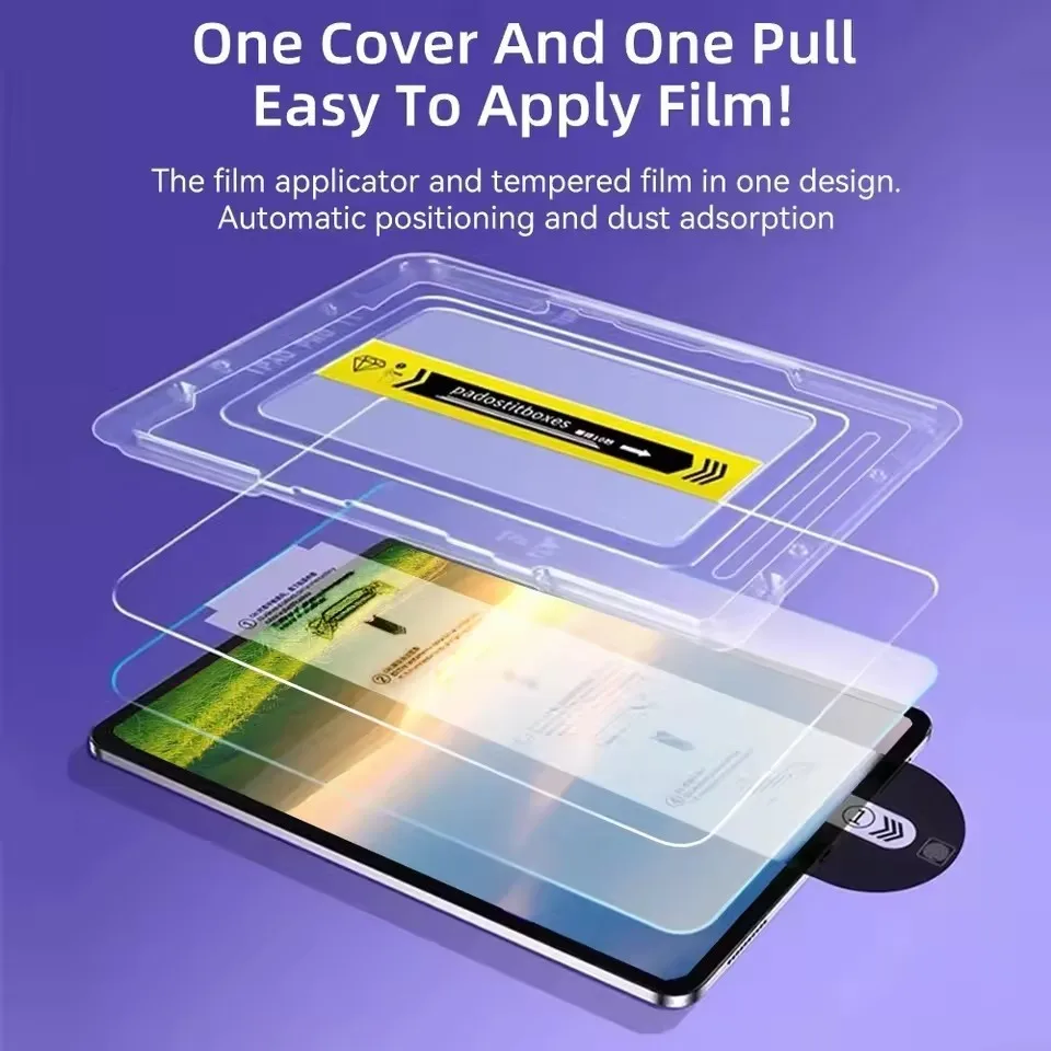 Alineación automática fácil de instalar Protector de vidrio templado HD para Huawei Honor Pad X7 2025 8,7 pulgadas JMS-W09 AL00 Protector de pantalla - imagen 2