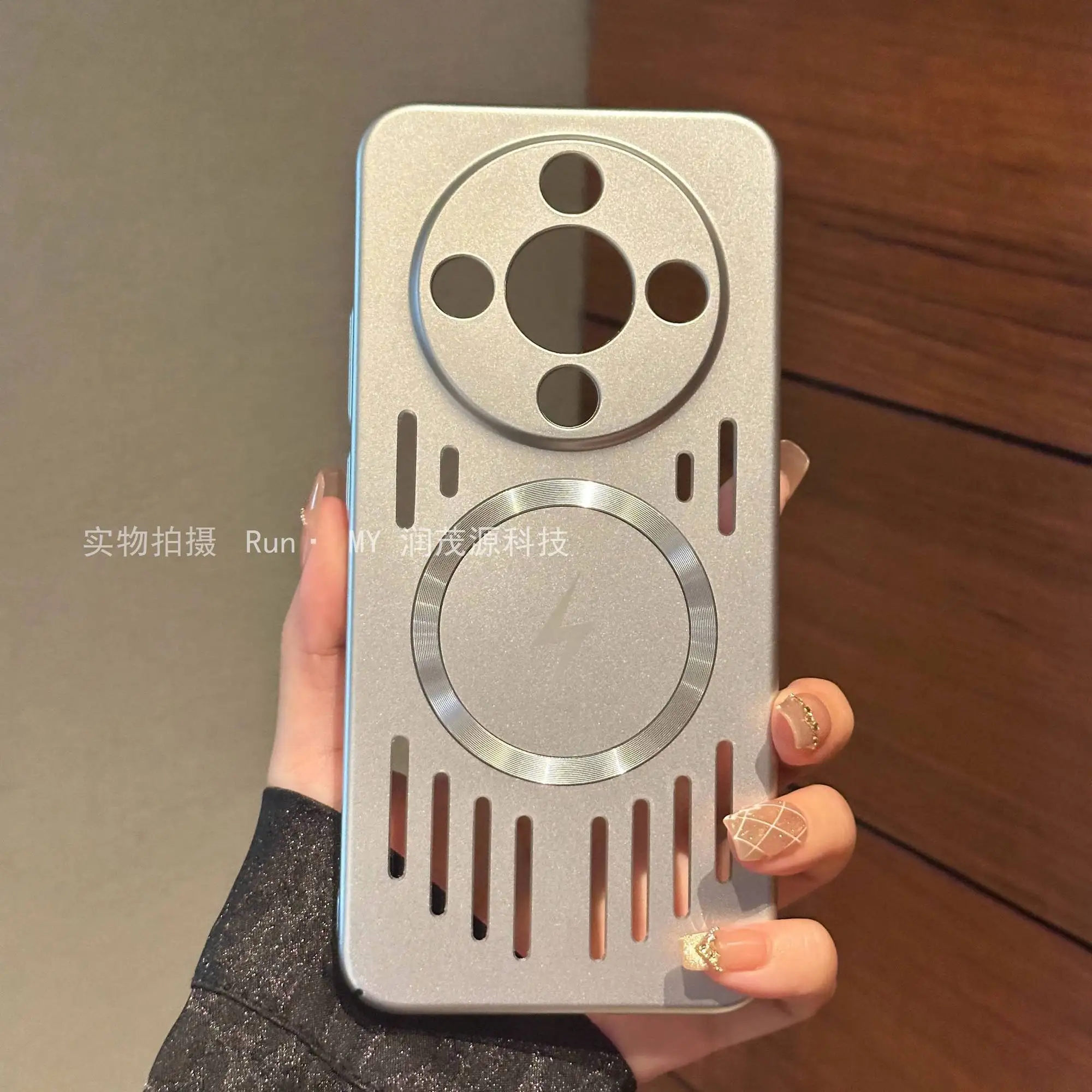 Para Honor X9D funda lujosa diseño trasero magnético para disipación de calor para Honor X70 parachoques resistente a caídas y a impactos - imagen 3