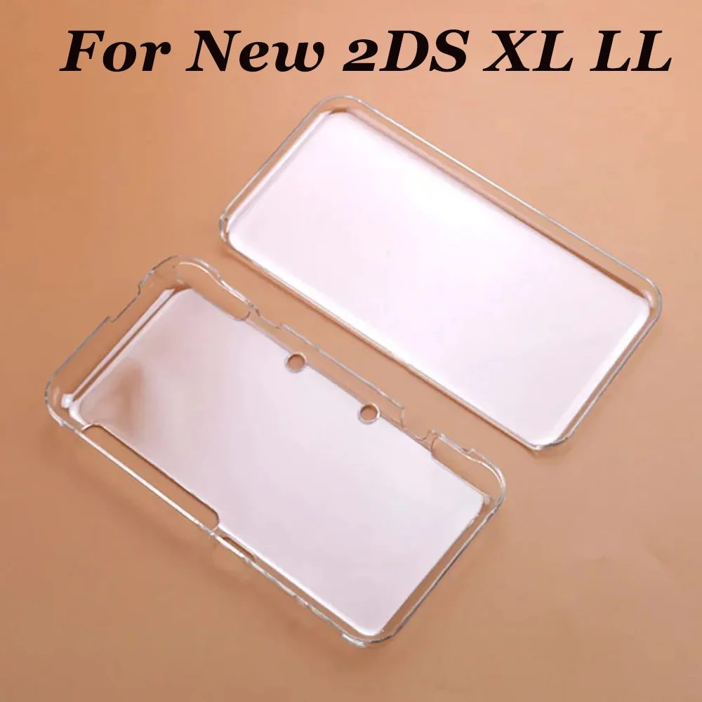 Funda protectora transparente de cristal con protección dividida, película de pantalla adecuada para la nueva consola de juegos 2DS XL LL - imagen 5