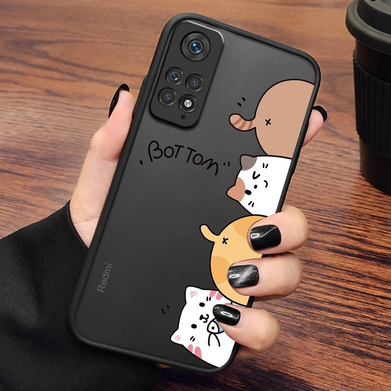 Funda translúcida esmerilada para Redmi 8, 3, 9A, 9C, 9AT, 9T, 13R, 10A, 10C, 10, 11A, 12C, 12, 13C, 5G - imagen 3
