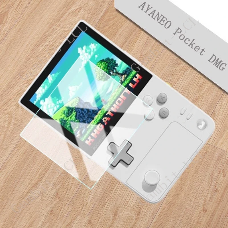 3 uds 9H HD vidrio templado para consola Ayaneo Pocket Dmg Coopreme AyaneoPocketDmg 3,95 "película protectora de pantalla de juegos - imagen 4