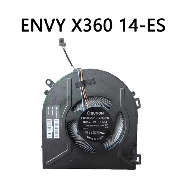 Ventilador de refrigeración para HP ENVY X360 14-ES TPN-W158 N41019-001