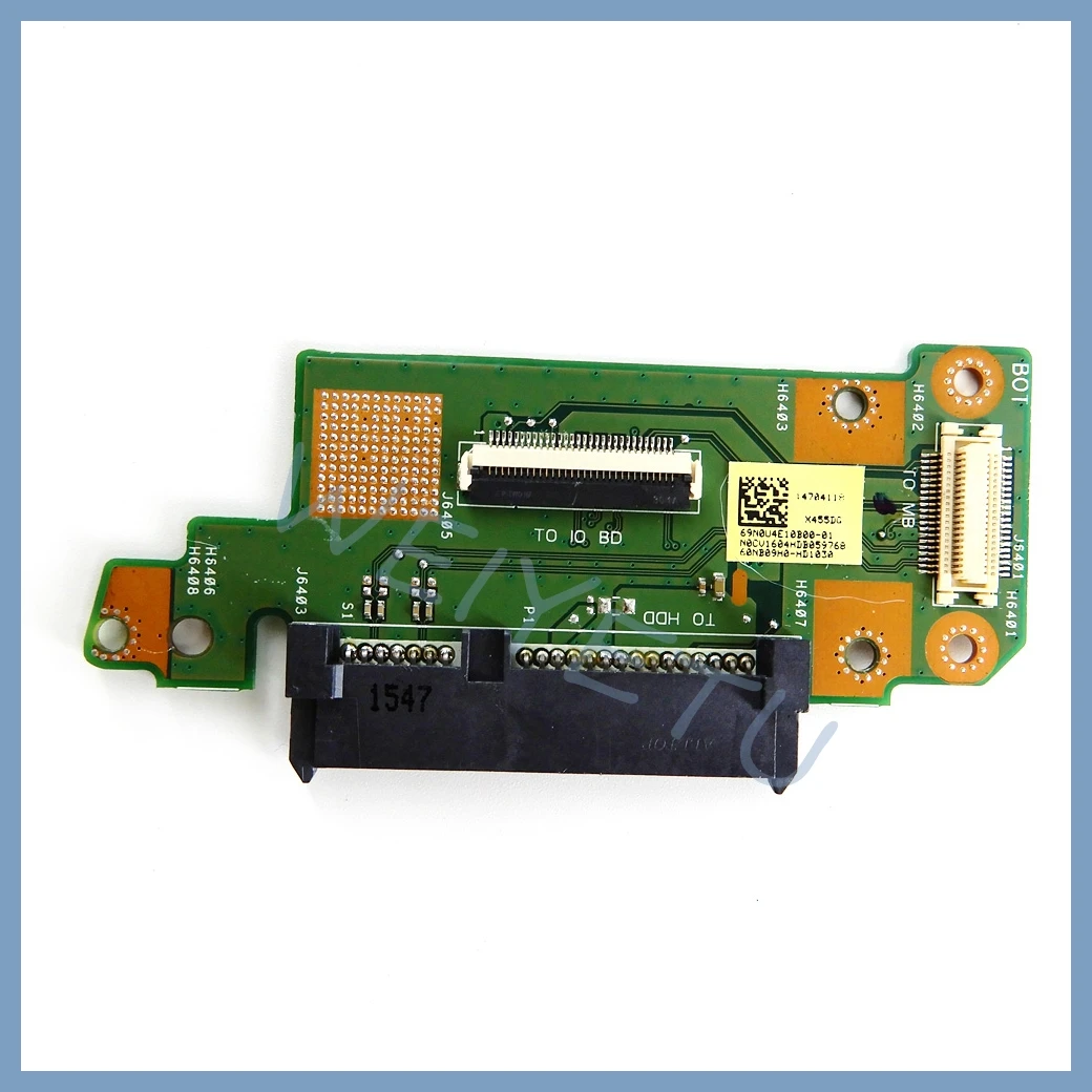 Placa IO X455DG/placa HDD para For Asus X455DG X455D X455YI X455YA X455 A455D, placa IO para ordenador portátil, placa USB, tarjeta SD, placa HDD - imagen 5