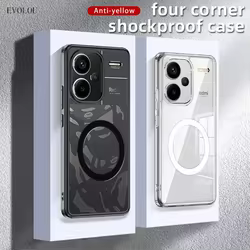 Funda MagSafe Xiaomi Redmi Note 13 Pro Plus Translúcida Acrílico Mate