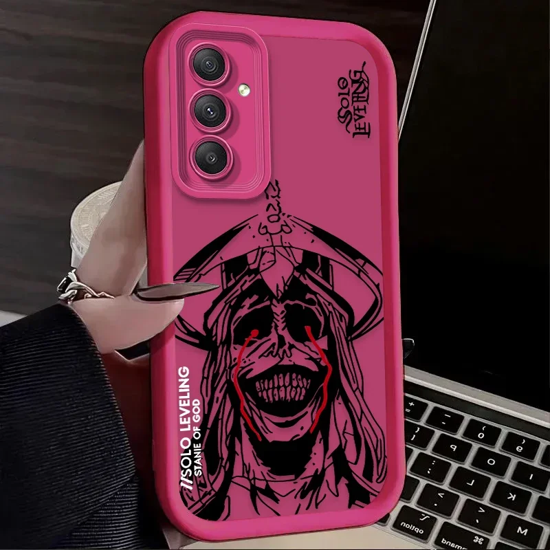 Funda de Anime para Samsung Galaxy S24 S25 Ultra S23 S22 S21 Plus FE A56 A36 A26 A16 A06 A15 A25 A35 A55 5G S-Solo nivelados Capa - imagen 3