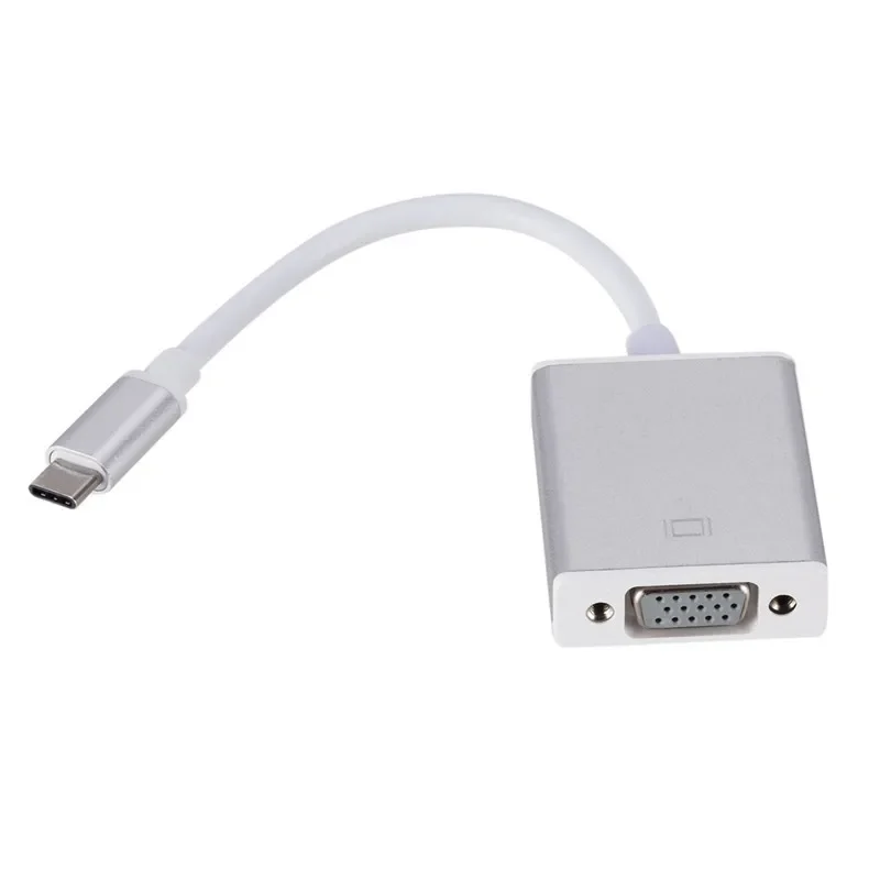 Convertidor adaptador de Cable macho a VGA hembra, ordenador doméstico, USB 3,1 tipo C, piezas de seguridad para ordenador MacBook - imagen 5