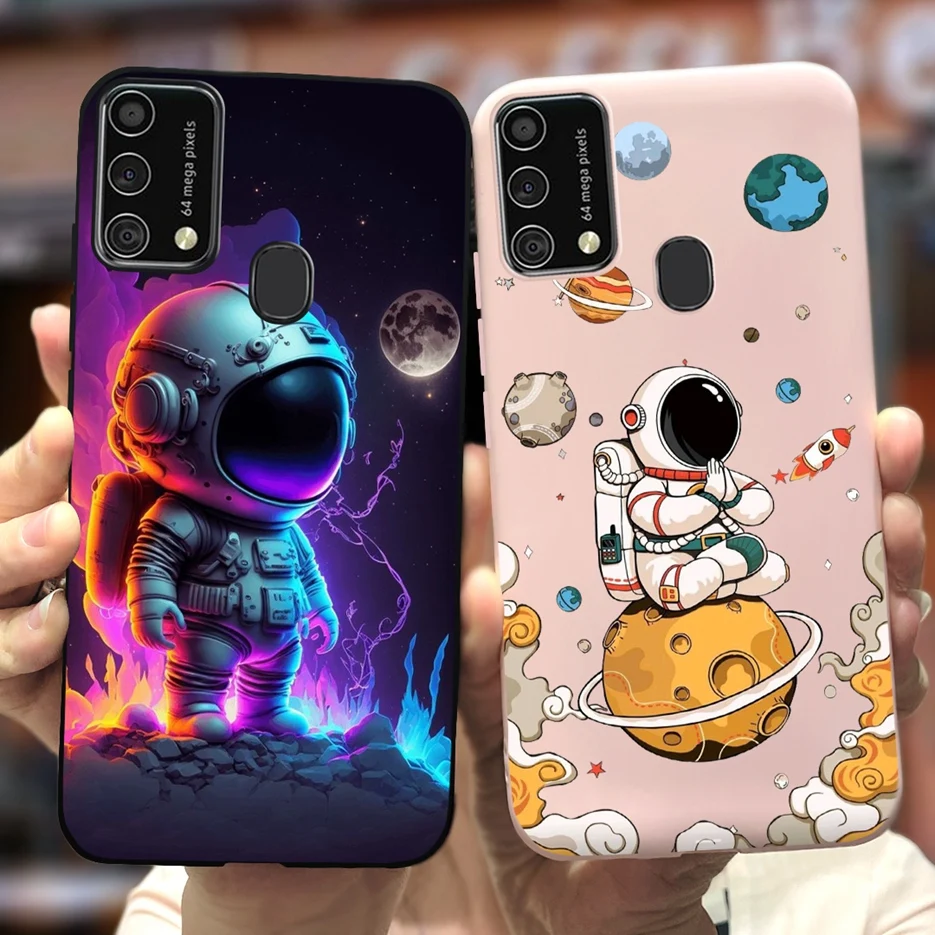 Para Samsung Galaxy M31 funda SM-M315F lindas astronautas cubierta de dibujos animados Fundas suaves para Samsung M31 Prime M 31 Galaxy M31s funda de teléfono - imagen 5