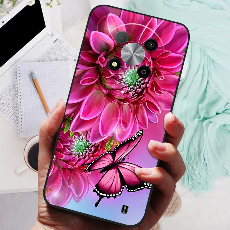 Para ZTE Blade A73 5G funda A 73 cubierta negra León Lobo fundas traseras suaves de silicona para ZTE Blade A73 5G funda 2023 carcasa protectora - imagen 4