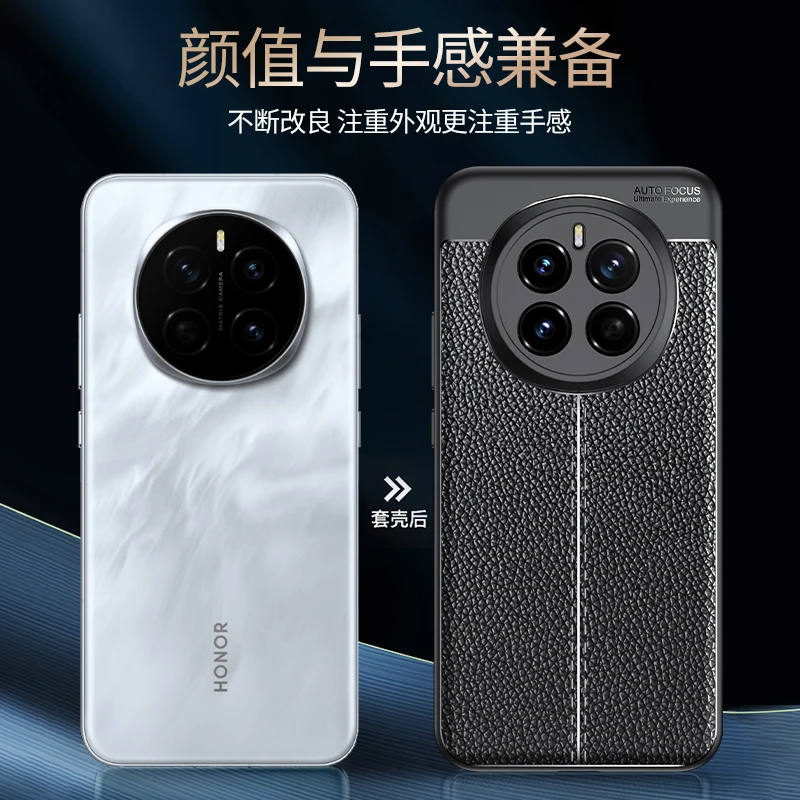 Para Honor Magic 7 Pro 5G funda protectora de lente a prueba de golpes suave TPU Fundas de cuero Huawei Honor Magic7 Magic 7 6 5 Pro Lite - imagen 5