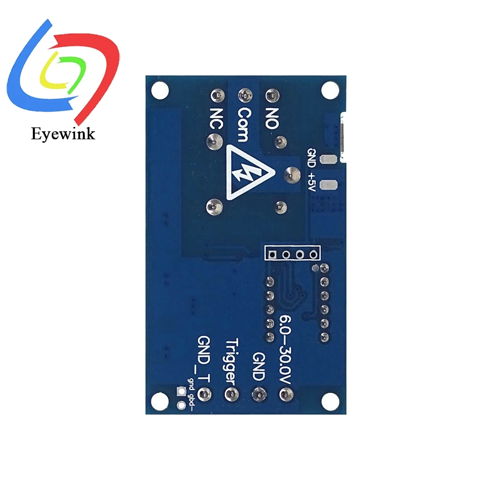 Relé temporizador DC 6-30V, módulo de relé de retardo programable, temporizador de ciclo con pantalla LED, 6V, 9V, 12V, 24V, compatible con Micro USB - imagen 5