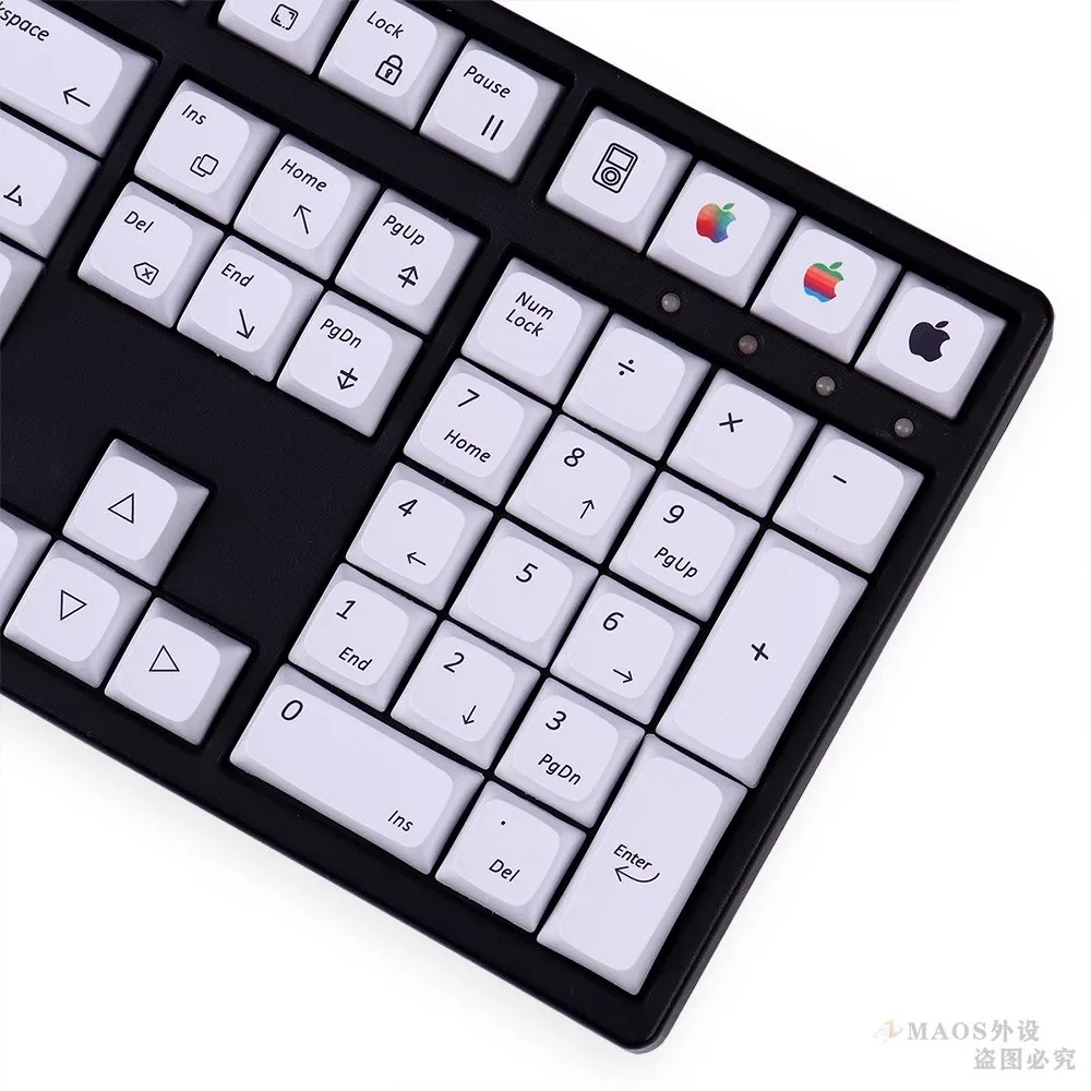 Juego de 155 teclas japonesas PBT XDA, teclas blancas minimalistas para teclado mecánico, interruptores MX personalizados, teclas ISO, barra espacial 7U - imagen 4