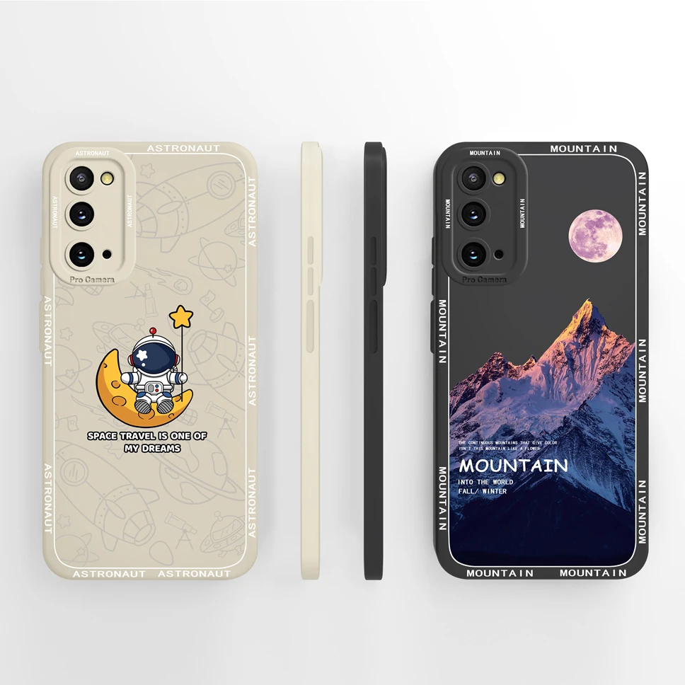 Para Samsung Galaxy S20 Plus Ultra S20 FE funda de teléfono encantadora estrella suave funda de silicona líquida para GalaxyS 20 carcasa anticaída - imagen 3