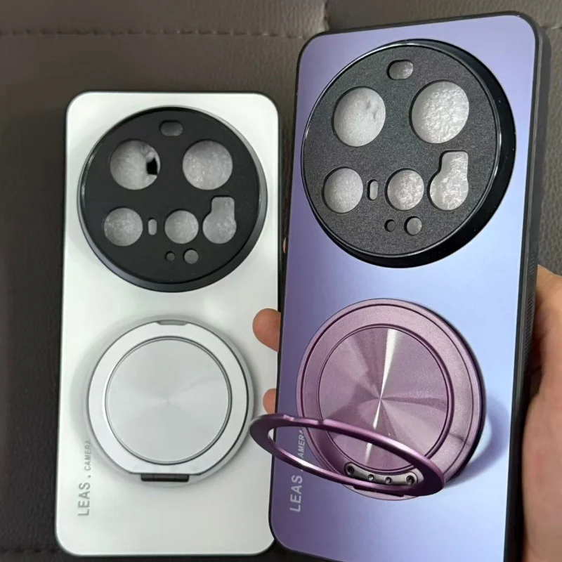 Para Xiaomi 15 Ultra Funda de lujo con rotación mate soporte magnético PC cubierta anticaída para Xiaomi 15 Ultra Mi15 Funda de parachoques - imagen 5