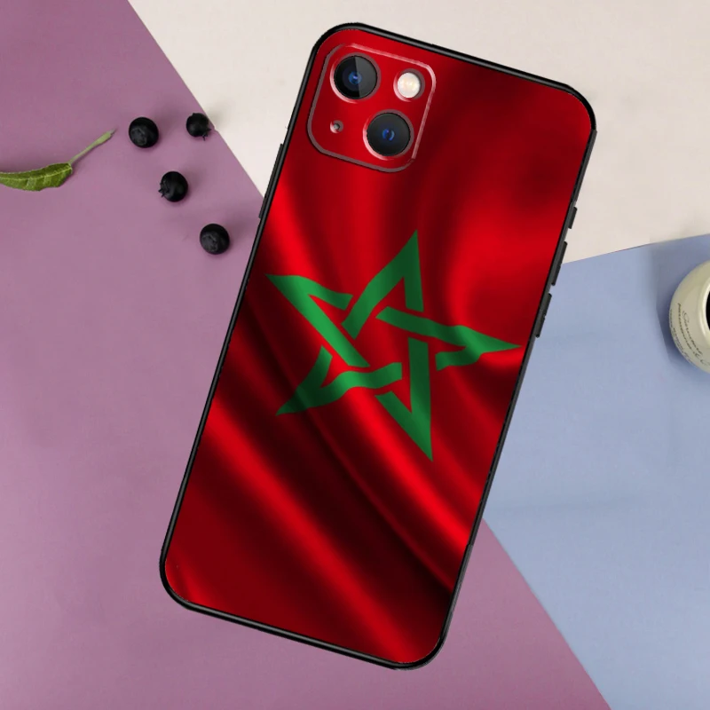 Funda de silicona con bandera marroquí para iPhone 17 15 14 13 12 11 Pro Max 16 Plus 12 13 Mini 16e 17 Air contraportada - imagen 4