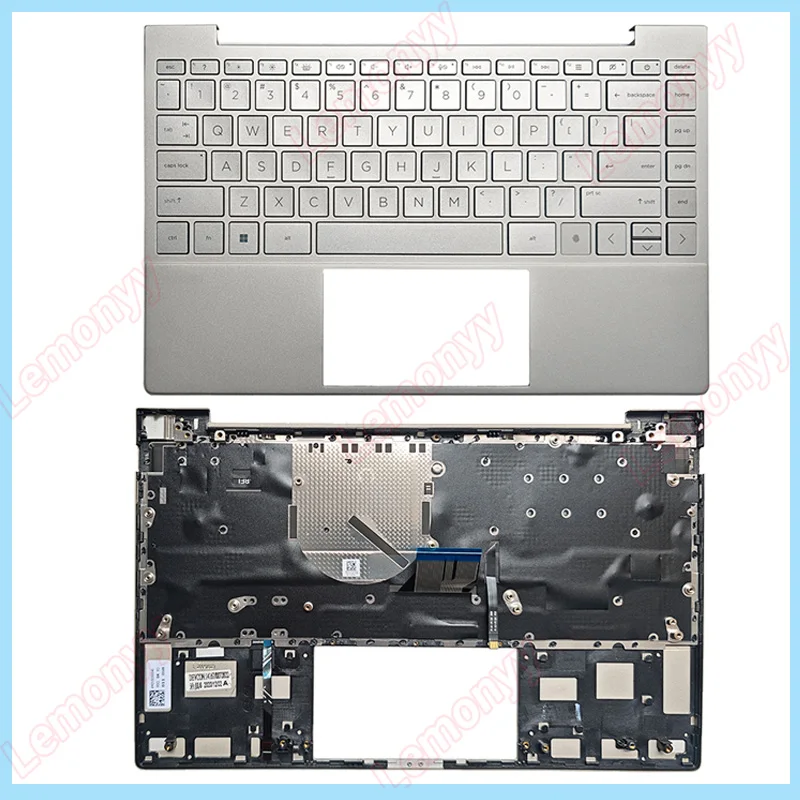 Nuevo teclado retroiluminado de EE. UU. para HP ENVY 13-BA cubierta superior reposamanos L96801-001