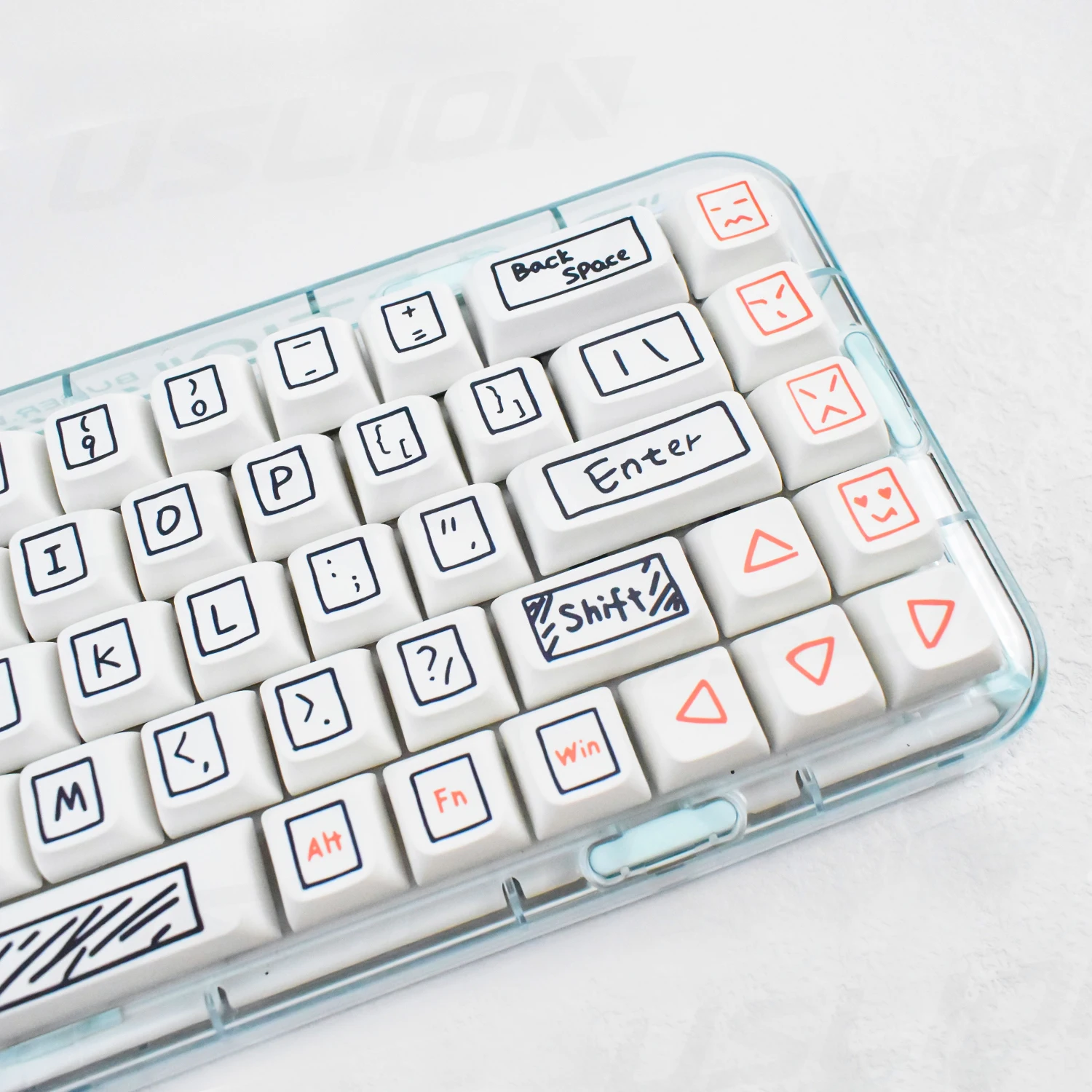 Teclas Graffiti con perfil XDA, teclas PBT de 125 teclas para teclado mecánico Mx Switch, juego personalizado de teclas de Anime bonitas - imagen 5