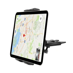 Soporte Ajustable para Tablet y Móvil en Ranura de CD del Coche