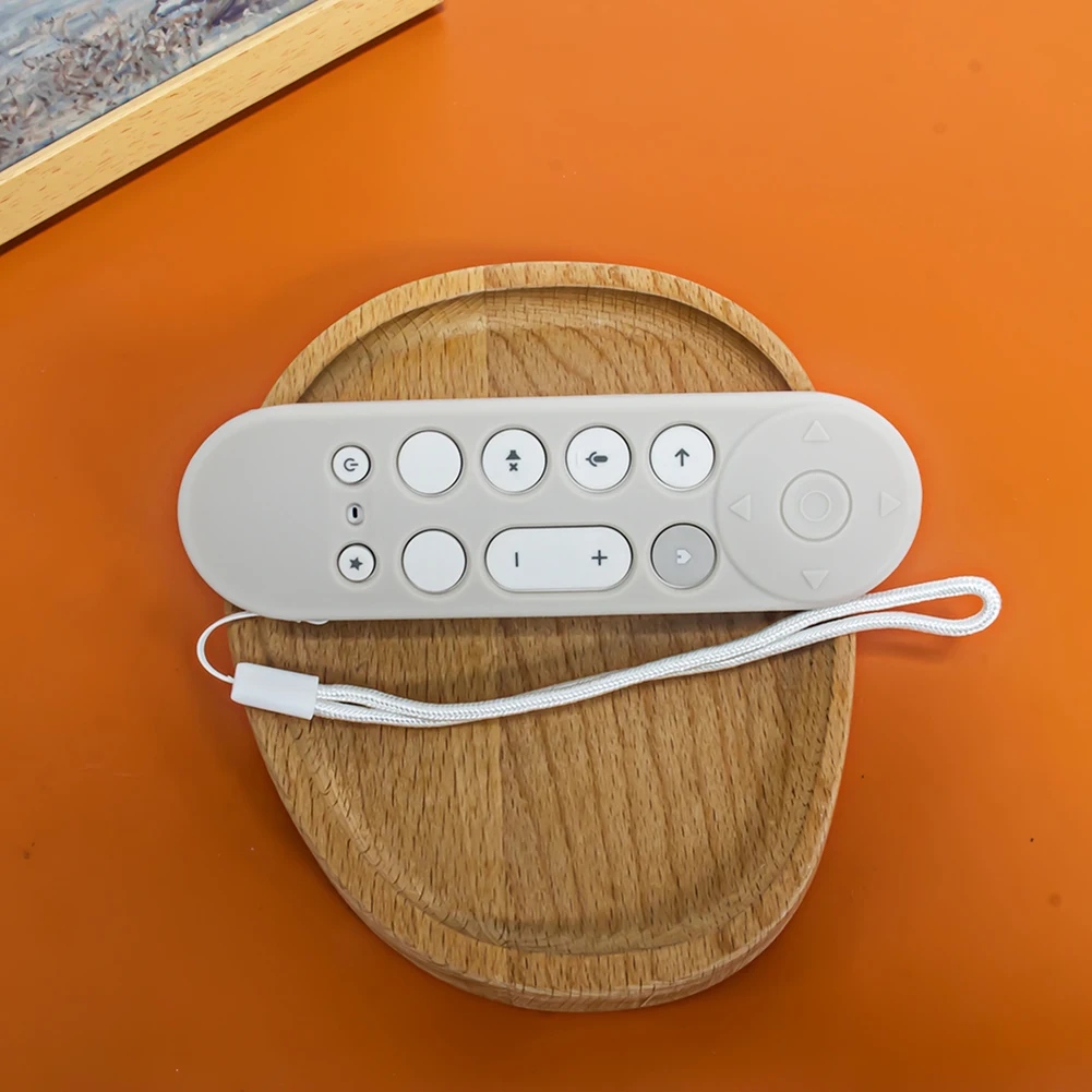 Funda protectora de silicona para mando a distancia, funda protectora antideslizante que brilla en la oscuridad para Google TV Streamer 4K Voice Remote Cover - imagen 3