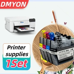4 Uds LC472XL LC472 cartucho de tinta Compatible para impresoras Brother MFC-J2340DW MFC-J3540DW MFC-J3940 cartucho de 4 colores