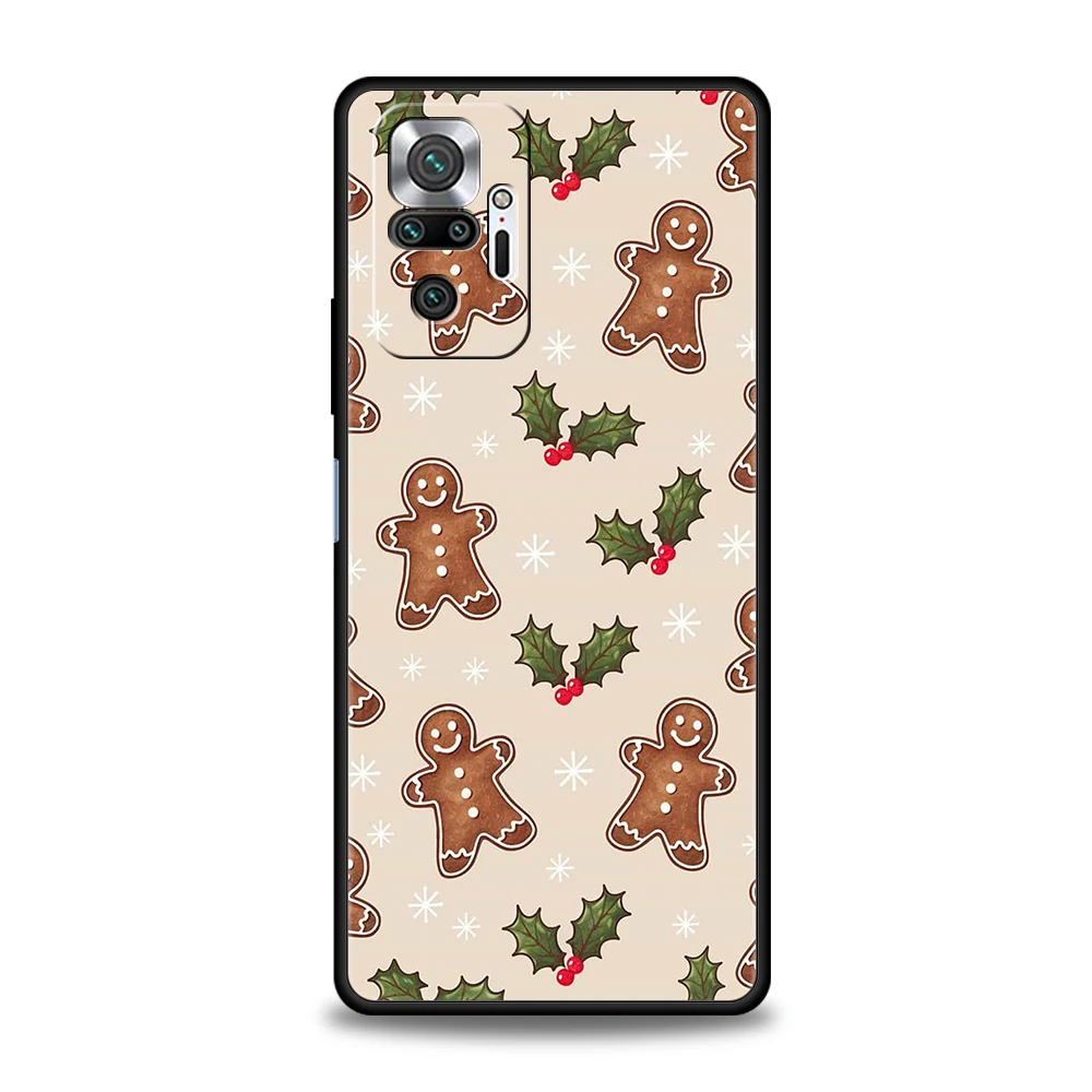 Funda de teléfono navideña de dibujos animados para Xiaomi Redmi Note 14 5G 13 12 10 11 Pro Plus 4G 14C 13C 12C 10C 9C funda suave de TPU - imagen 3