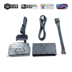 DeepRGB Hub RGB para caja de PC con control mediante Corsair iCUE