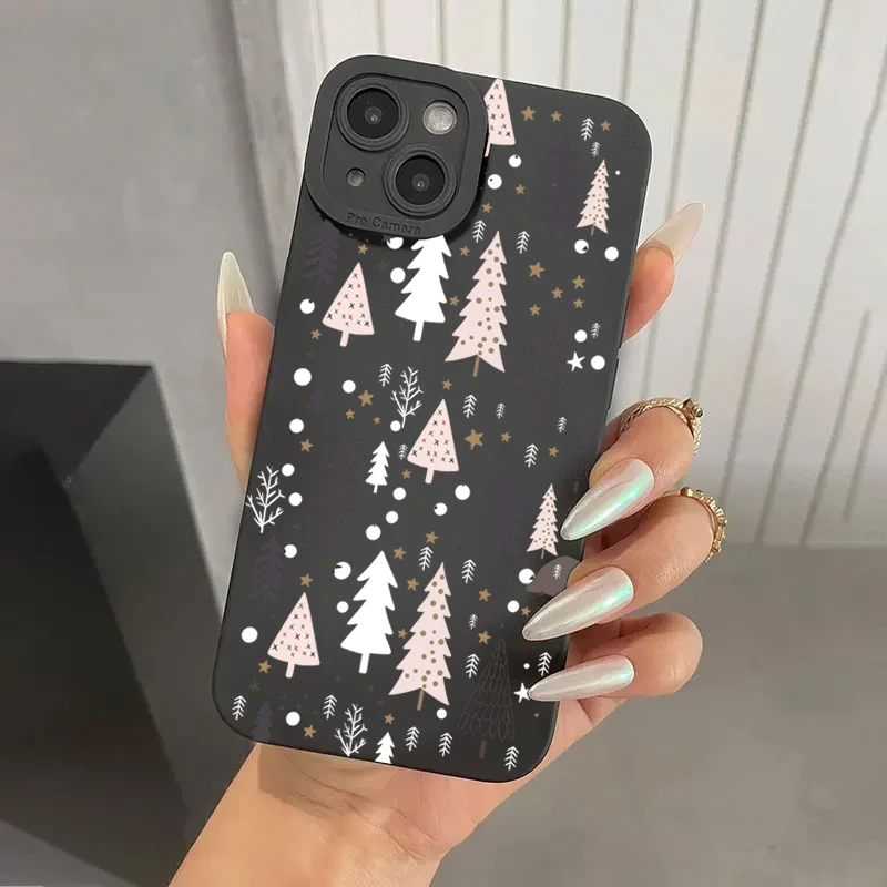 Nueva funda de teléfono con árbol de Navidad para Xiaomi Mi 14T 12T 11T 11 10T Poco X5 F5 X4 M4 F4 X3 M3 Pro Lite 4G 5G funda de silicona suave - imagen 2