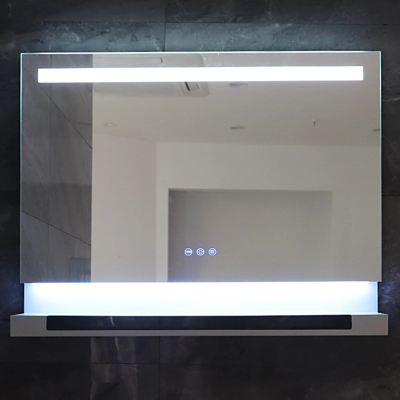 Espejo LED para baño hecho en China, estilo de diseño moderno, pantalla táctil, tocador, luz LED, espejo de baño - imagen 3