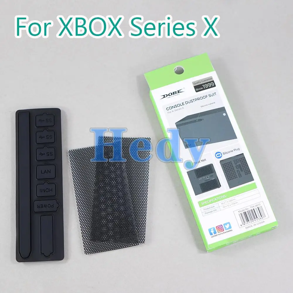 10 juegos de funda a prueba de polvo, Kits de paquete de tapón de malla para consola de juegos Xbox Series S X, cubierta de prevención, Kit a prueba de polvo - imagen 3