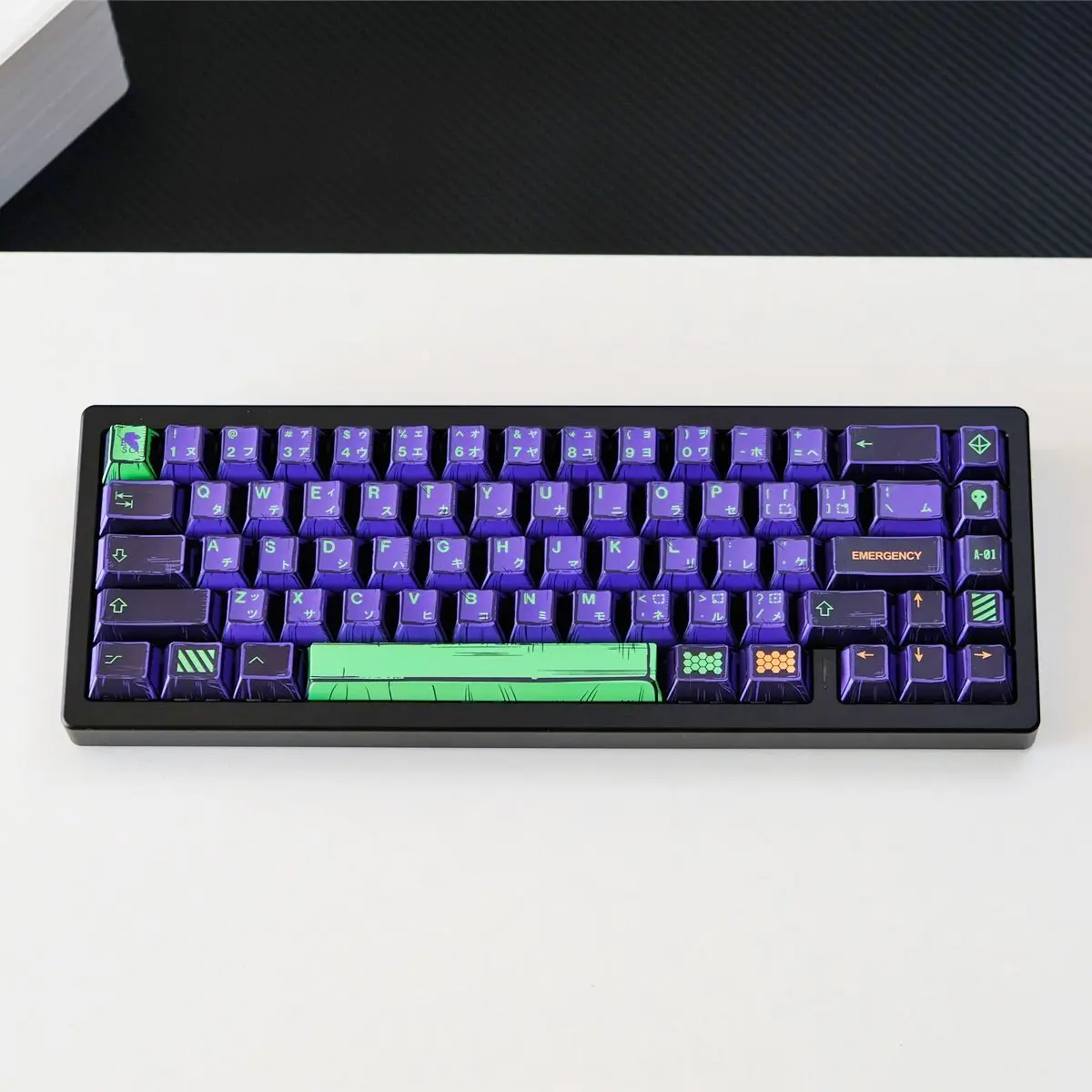 Teclas de Manga de 151 teclas, sublimación de cinco lados PBT, tapa de bola personalizada de Chreey, teclas de teclado mecánico DIY para Alice - imagen 3