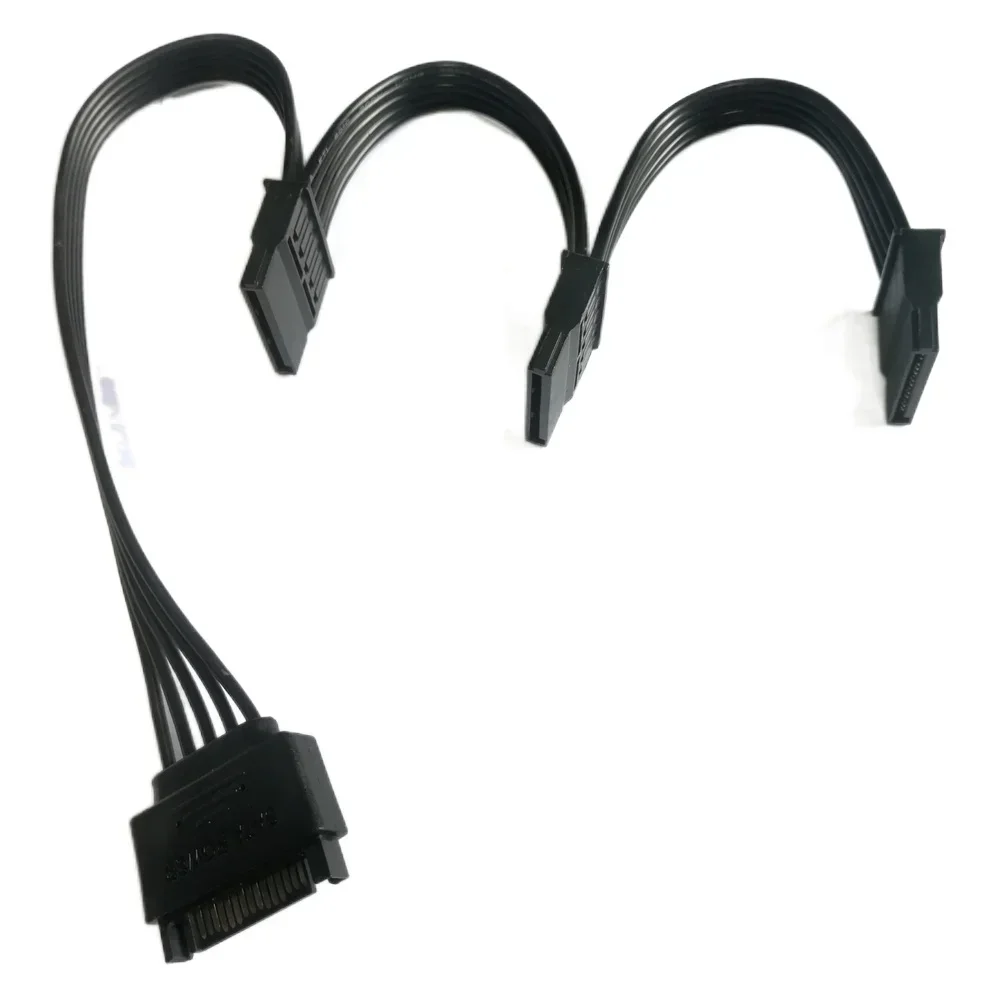 Cable Divisor SATA 1 Macho a 3 Hembra 15Pin 18AWG