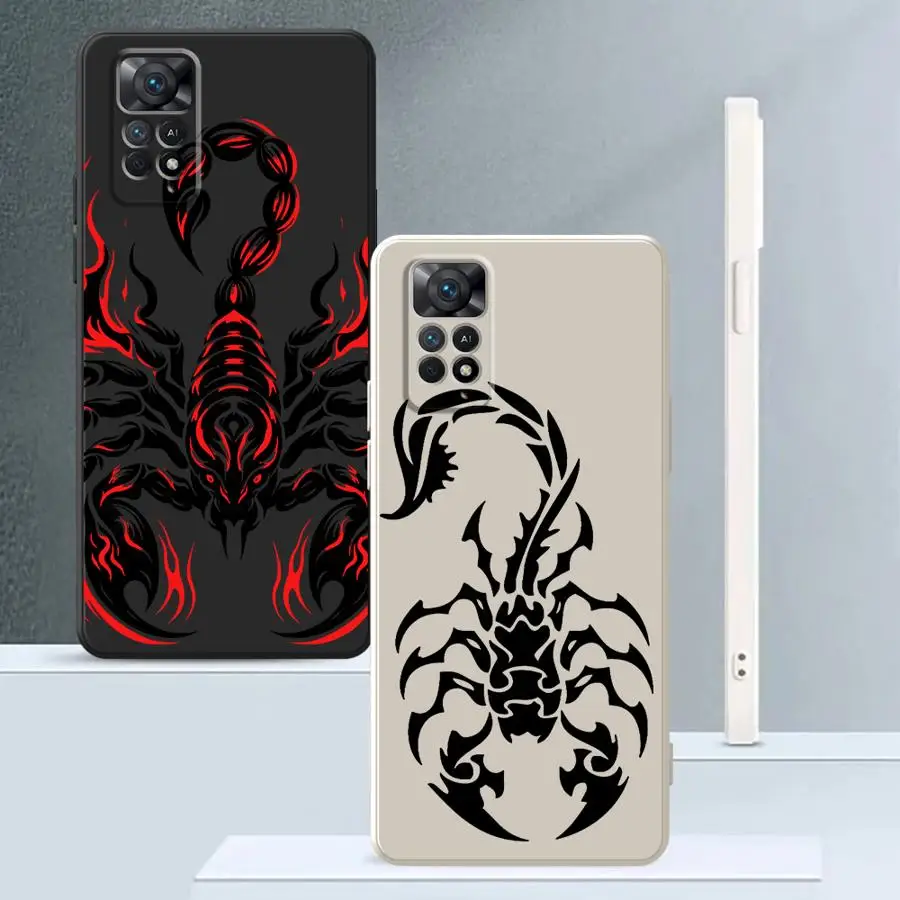Funda de teléfono suave para Xiaomi Redmi Note 12s 10Lite 11s 10 11 Pro 14 Pro Plus 10 13 12 ProPlus Scorpion