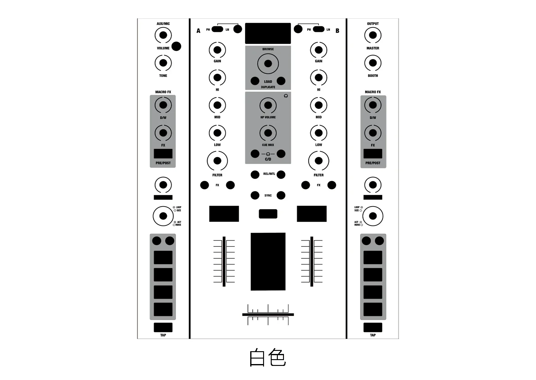 Película de panel de plataforma de mezcla Traktor Z2. Tk pegatinas coloridas, personalizadas - imagen 4